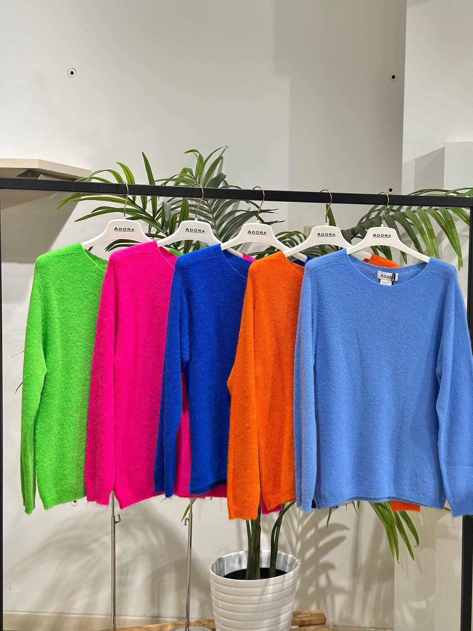 ADORA - Wholesale Knit Sweater - Women's - Alpaca crew neck sweater 🦙 🌈0