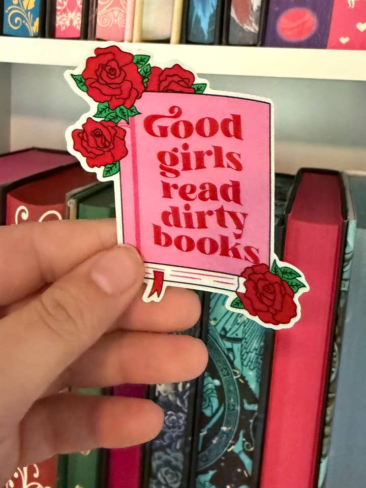 Pegatina Good Girls Read Dirty Books para venta al por mayor de Scents, Stories, and Surprises