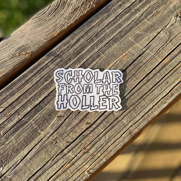 Carolina Pine Prints - Wholesale Sticker - Scholar from the Holler Sticker-Hillbilly design, mounta