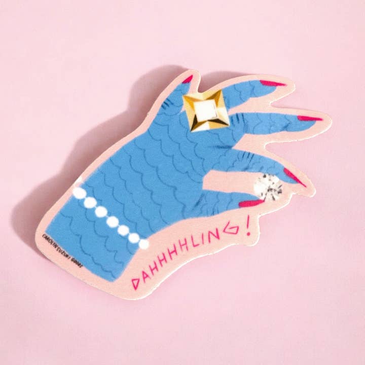 Carolyn Suzuki - Wholesale Sticker - Dahling - Die Cut Sticker0