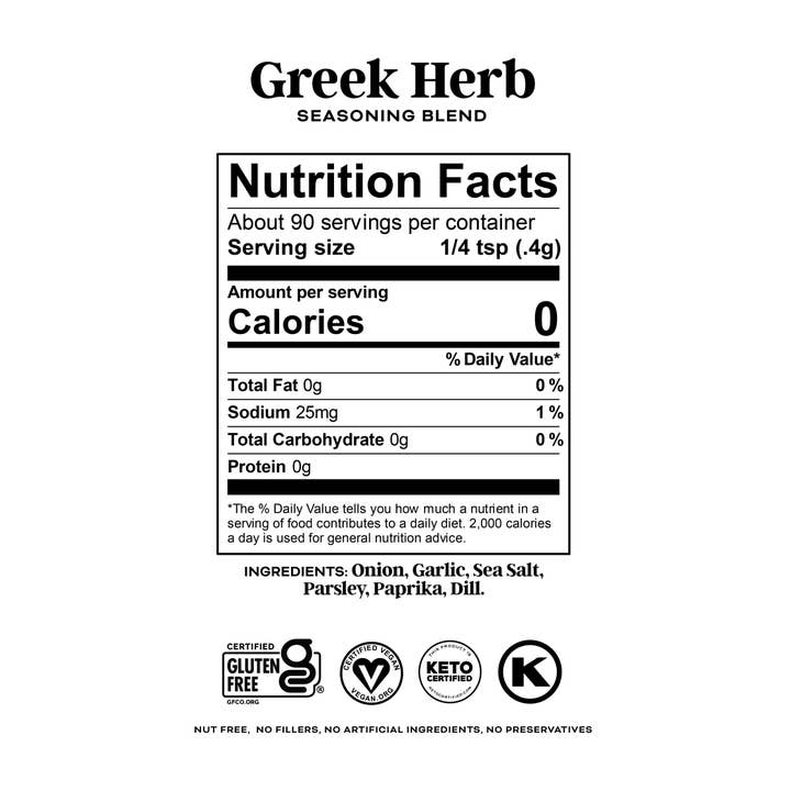 Alicia's Spice Co. - Wholesale Dried Spice Mix - Greek Herb Seasoning Blend and Dip