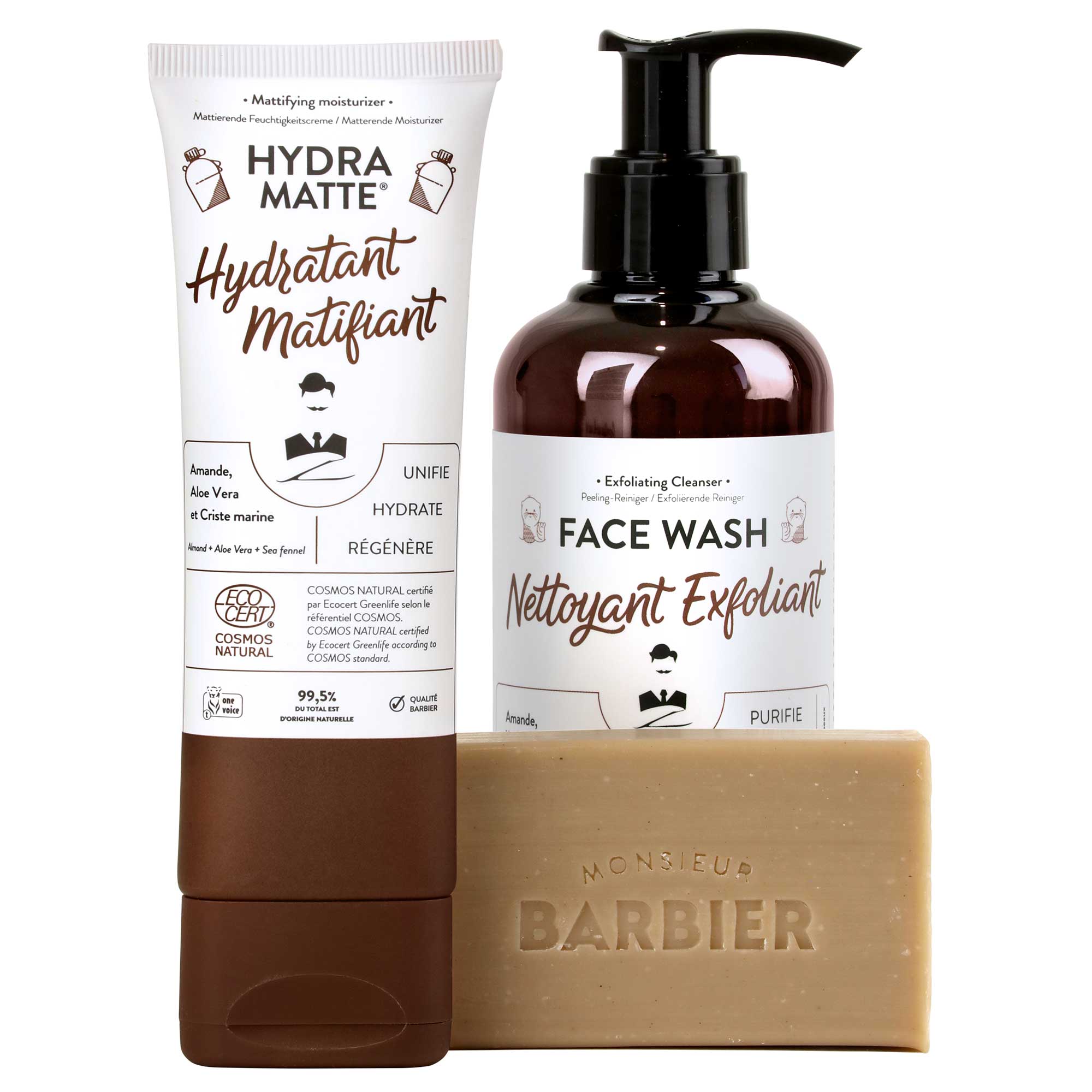 Monsieur BARBIER - Wholesale Facial Care Set/Kit - Men's - THE HAPPY FACE BOX - Skincare Set1
