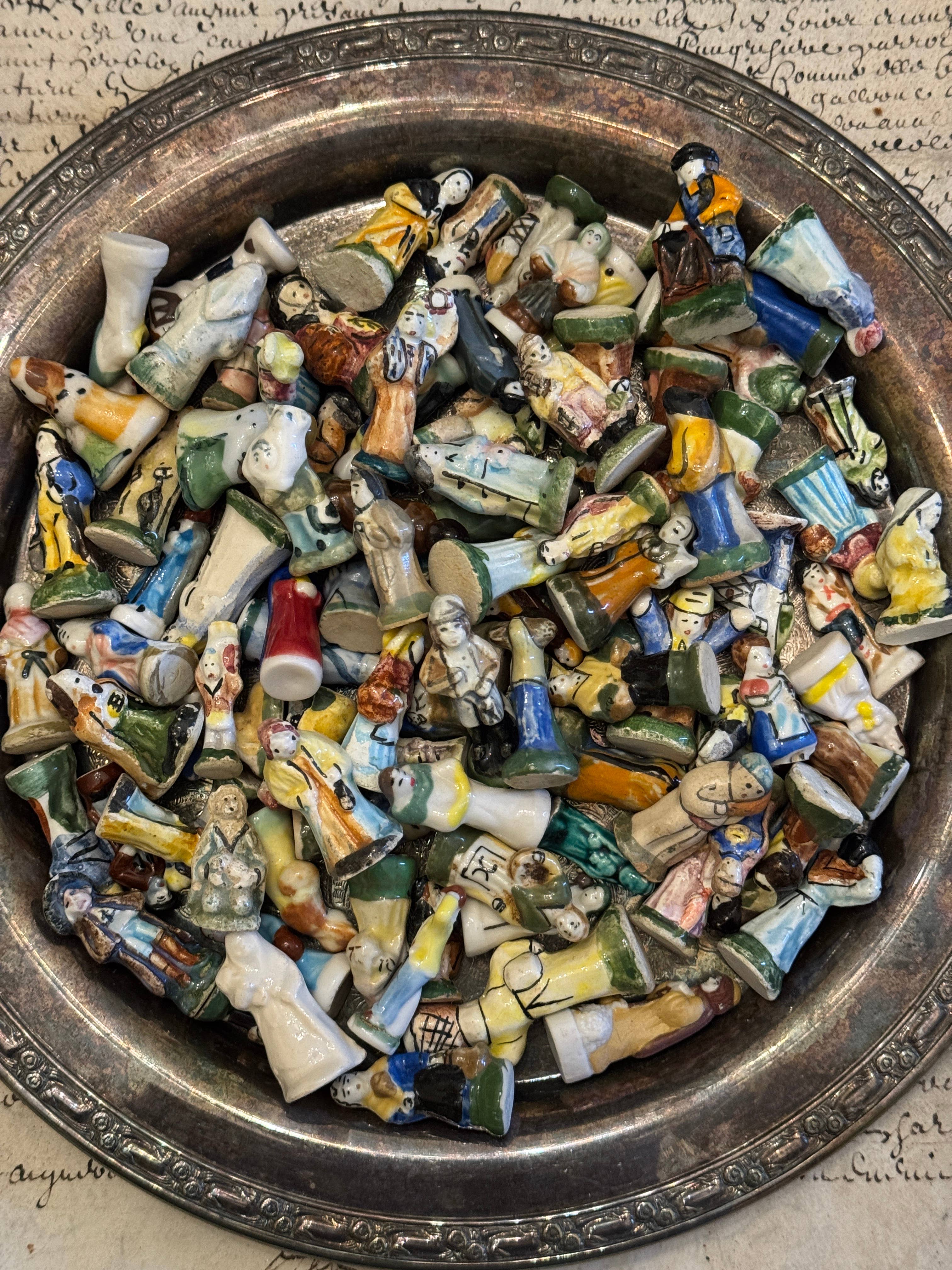 Monahan Papers – Engroshandel Pyntefigur – 100 stk. franske fèves og santons - FÈVES7