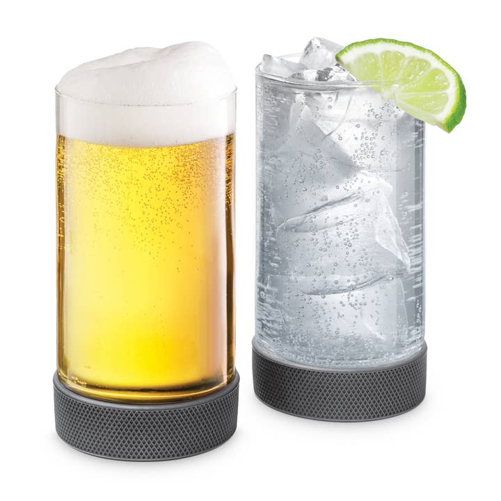 Breakaway Hockey Puck Pints - Set of 2 for wholesale by Final Touch