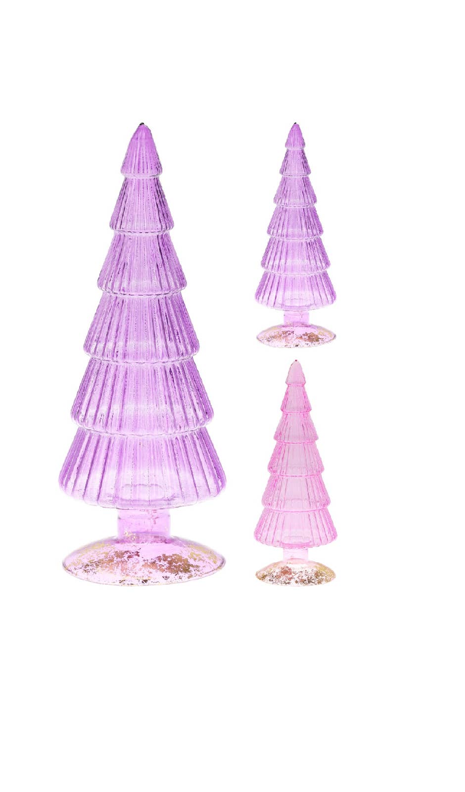 DRYdecorations - Wholesale Christmas Decoration - Kerstboom glas fuchsia/ paars