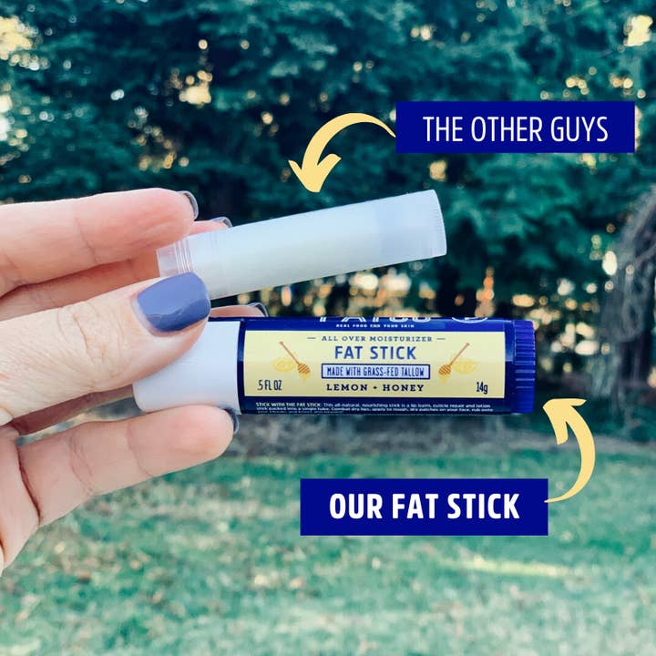FATCO - Wholesale Lip Balm - Fat Stick, Lemon+Honey - 0.5 oz