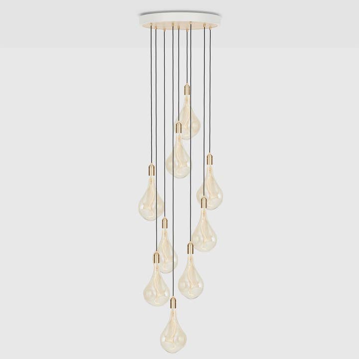 Nine Pendant in Brass + Voronoi III for wholesale by Tala