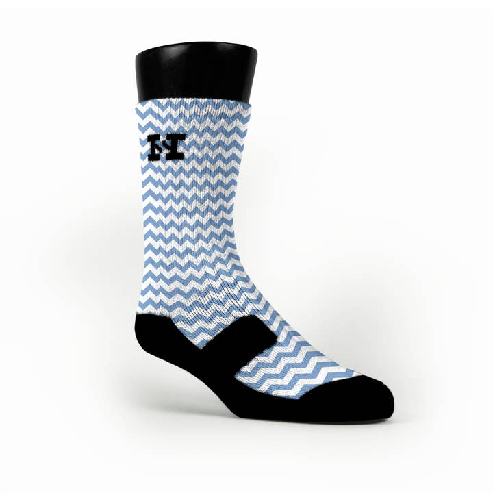 Chevron Blue for wholesale by HoopSwagg