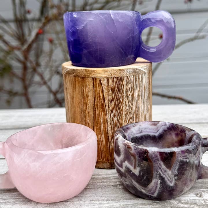 Natural Mixed Crystals Cup Healing Energy for wholesale by KayleeNYC