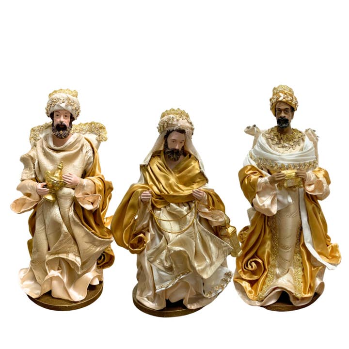 ELEGANCE THREE KINGS SET 14.5" for wholesale by David Christopher's Collection