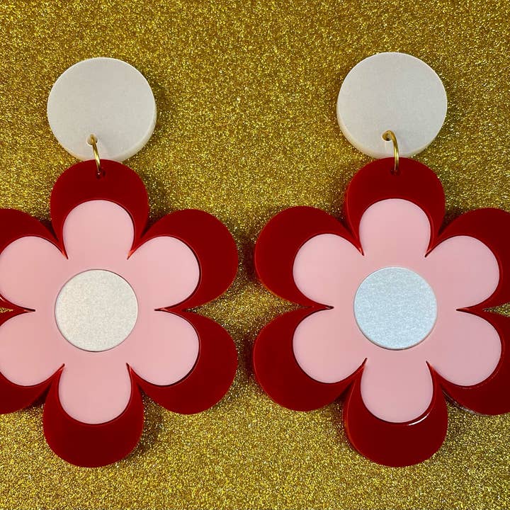 Pendientes de margarita 'Delilah' Sweetheart para venta al por mayor de Hung On You Boutique