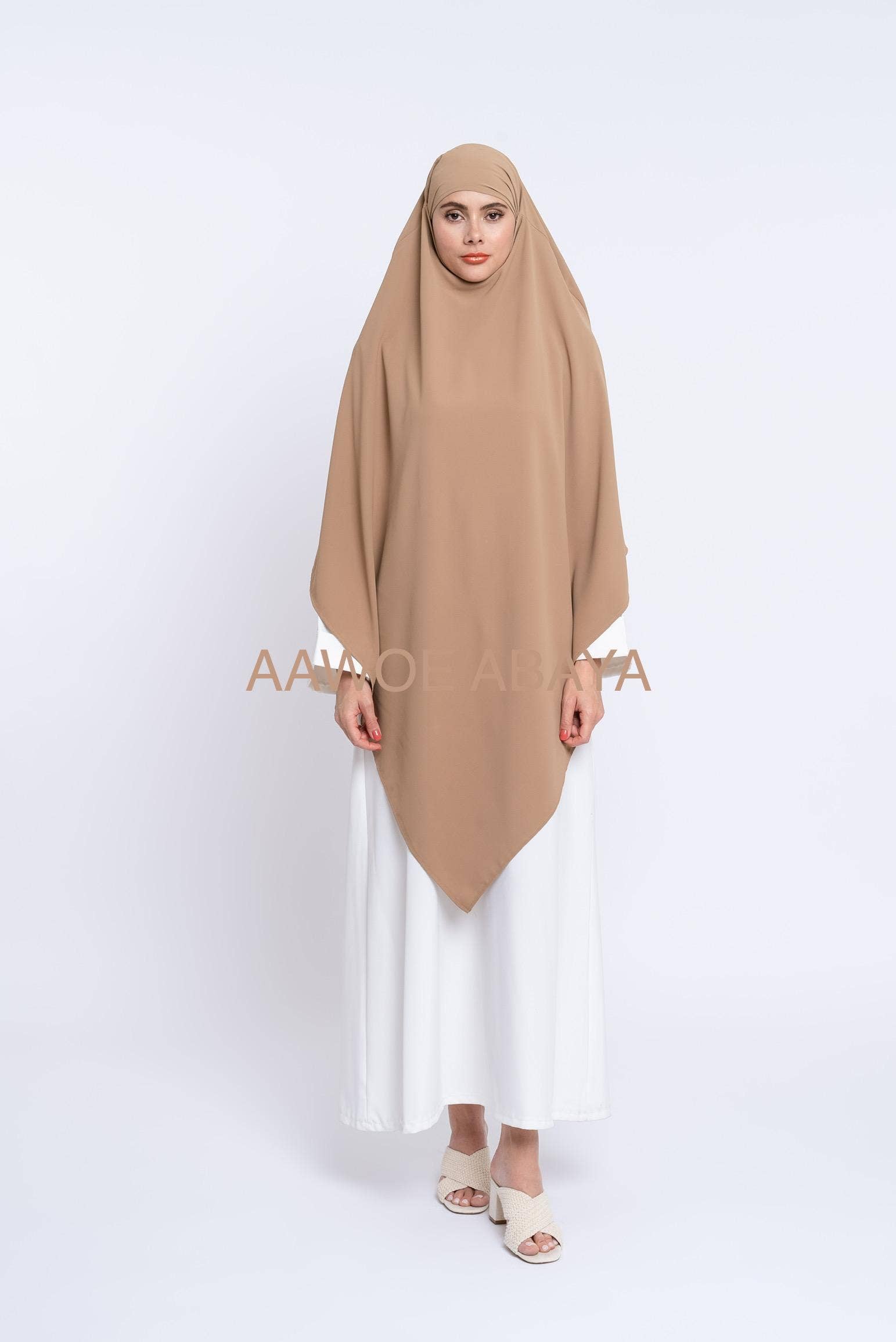 Aawoe Abaya - Vente Hijabs – femme - Khimar Maya Long Pointu - 2143-KH44