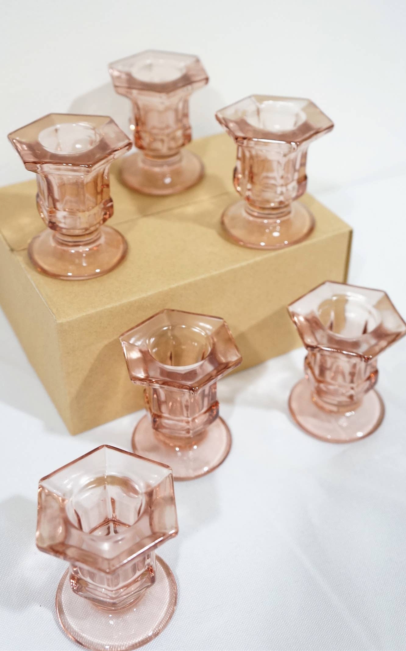 Sweet Home Deco - Wholesale Candle Holder - Glass Candlestick Holders Taper Candle Holders Tabletop12