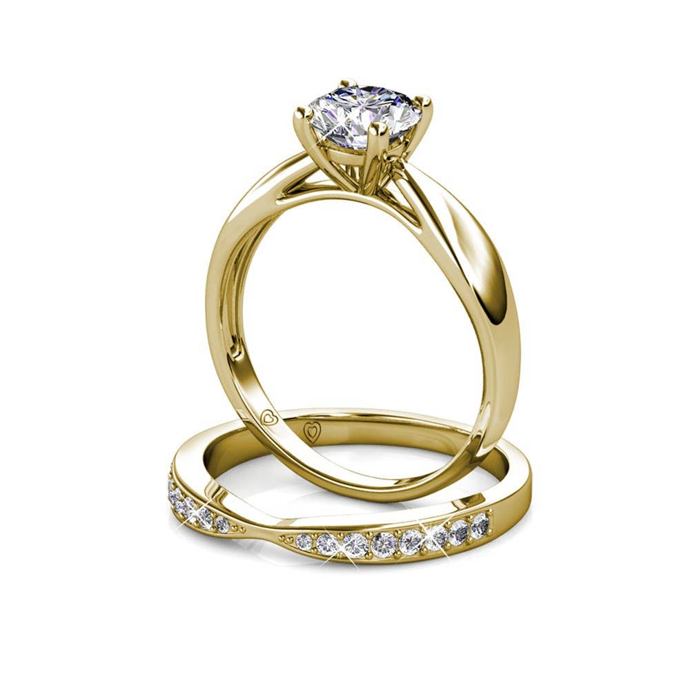 CARALI / MYC Paris - Wholesale Multi-Stone Ring - Prestige Ring - Gold and Crystal2