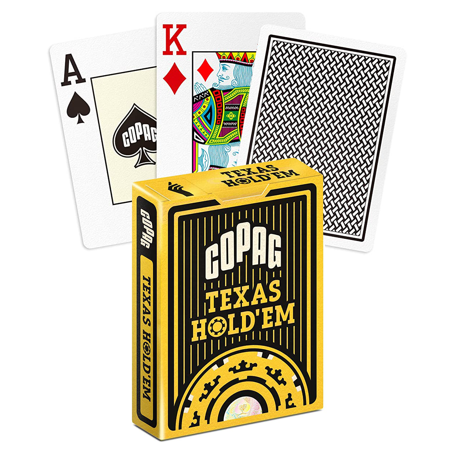 Cardshouse - Wholesale Playing Cards - Copag Texas Holdem Poker Cards (Black)0