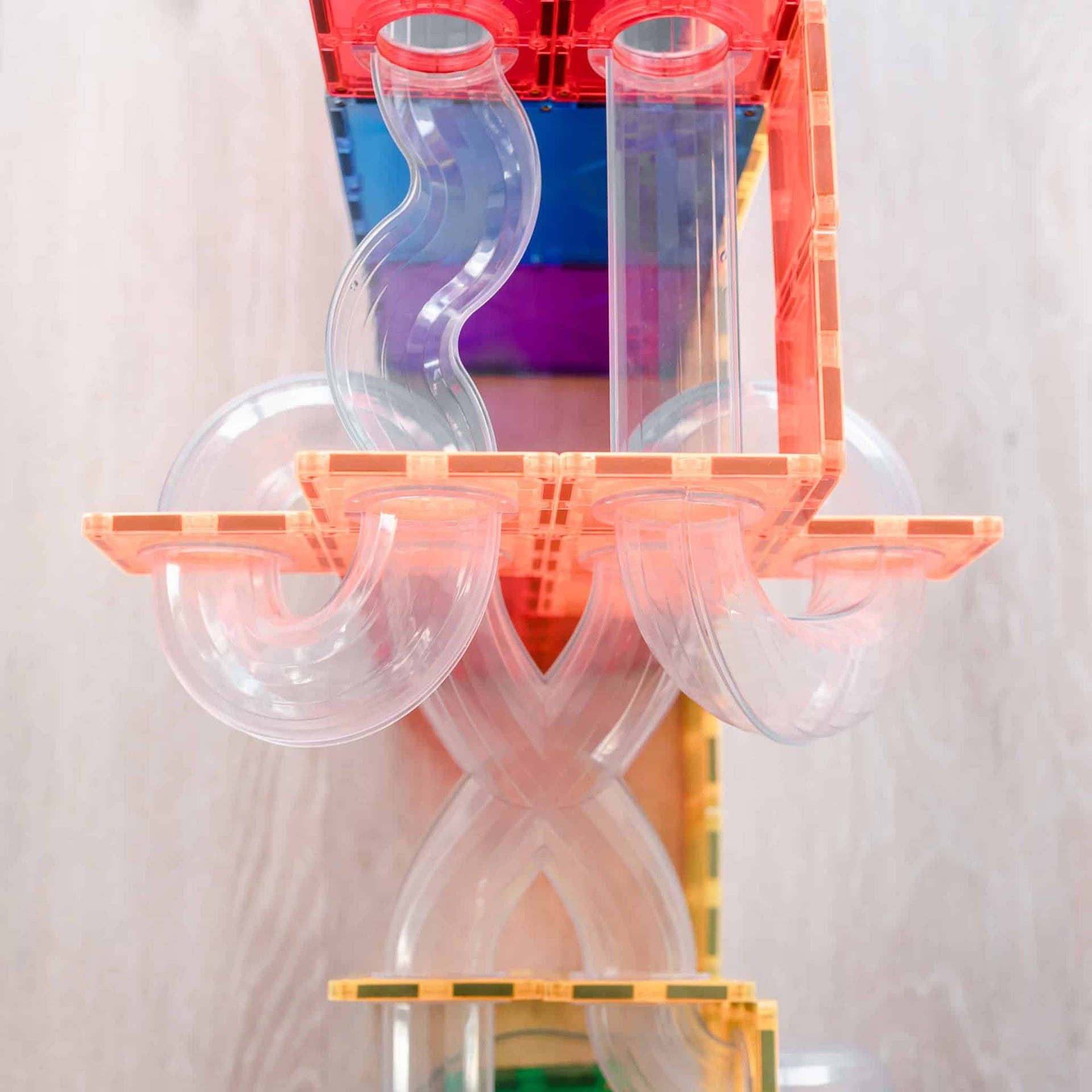 CONNETIX - Wholesale Building Set - Kids - CONNETIX Rainbow Ball Run Expansion Pack, 66 Pieces3