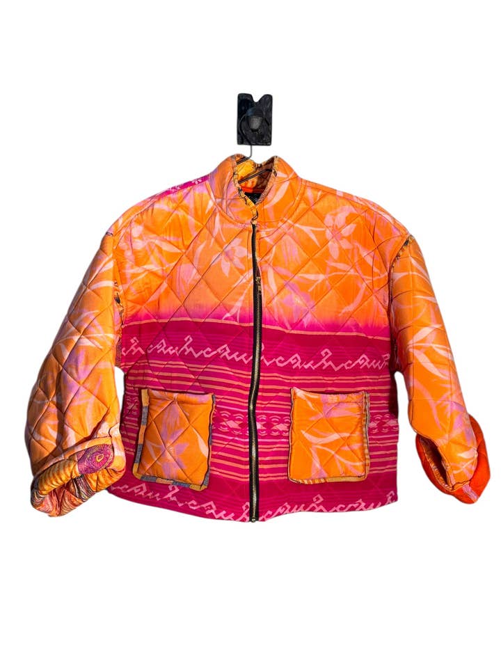 FB-109 FRANKIE QUILTED BOMBER for wholesale by Silk Ranch
