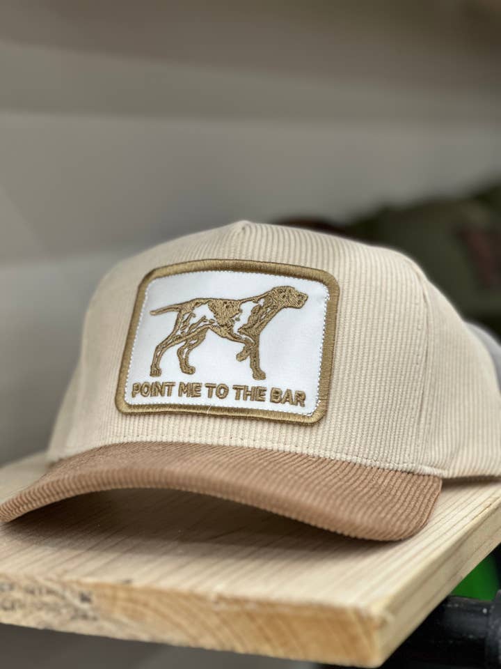 Point Me To The Bar Embroidered Hat for wholesale by Sunshine and Jade