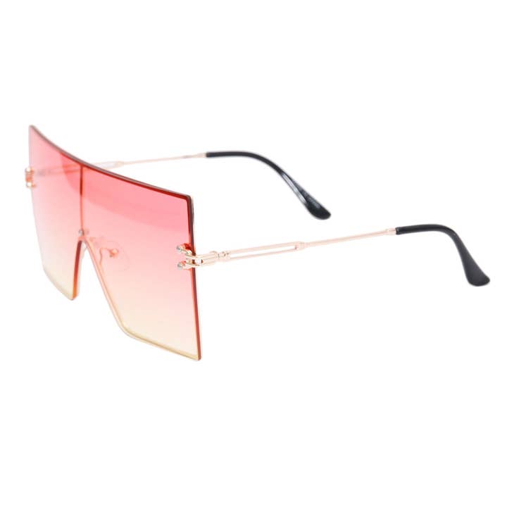 Orange fyrkantiga visorer för wholesale av PinktownUSA