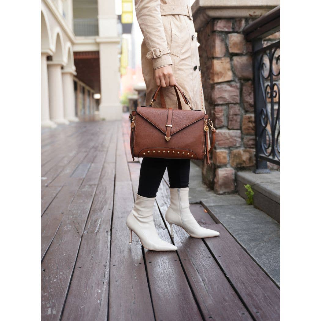 MKF Collection – Engroshandel Skuldertaske – Kvinder – Angela Satchel Håndtaske Vegansk læder Dametasker fra Mia K13