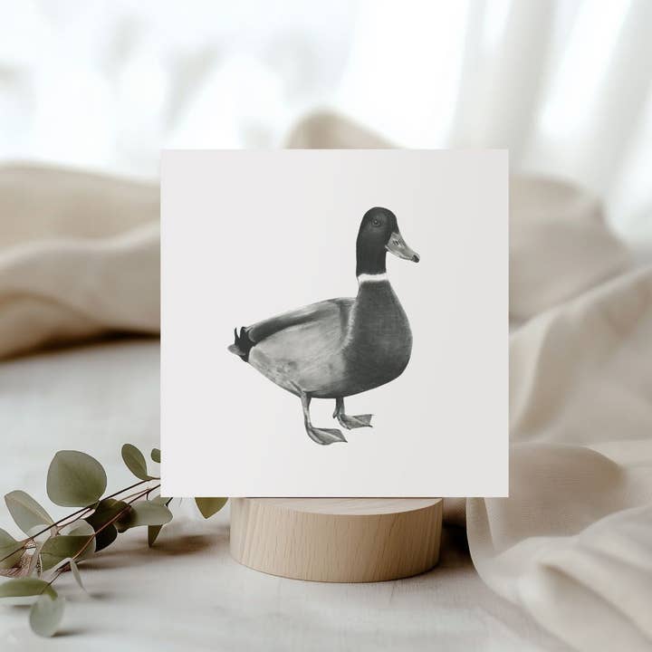 Rana the Duck Greeting Card for wholesale by Libra Fine Arts