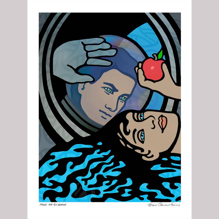 Here We Go Again — 18x24 Art Print for wholesale by Carolyn Ferris Art