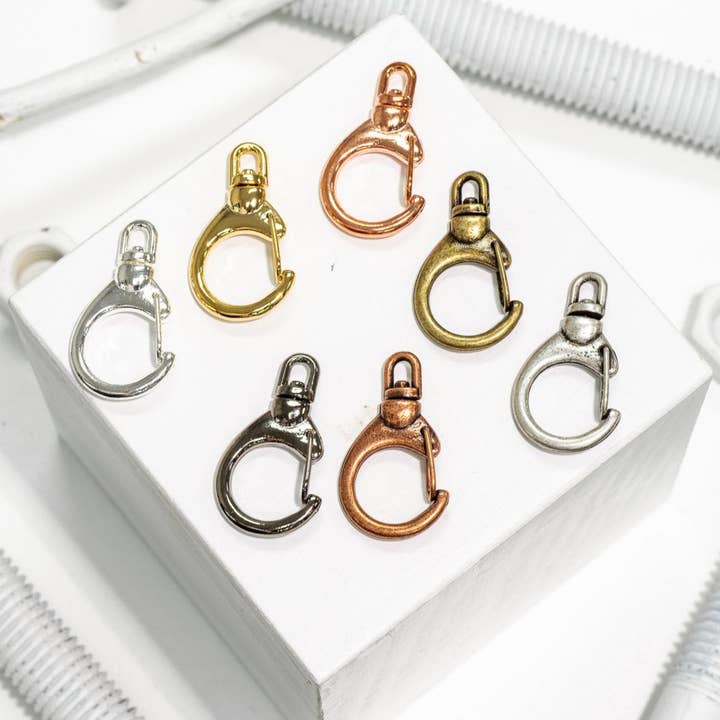 Continental Beads - Wholesale Clasp - 33mm x 19mm Swivel Lobster Claw Sold By The Piece - CL/SW1007