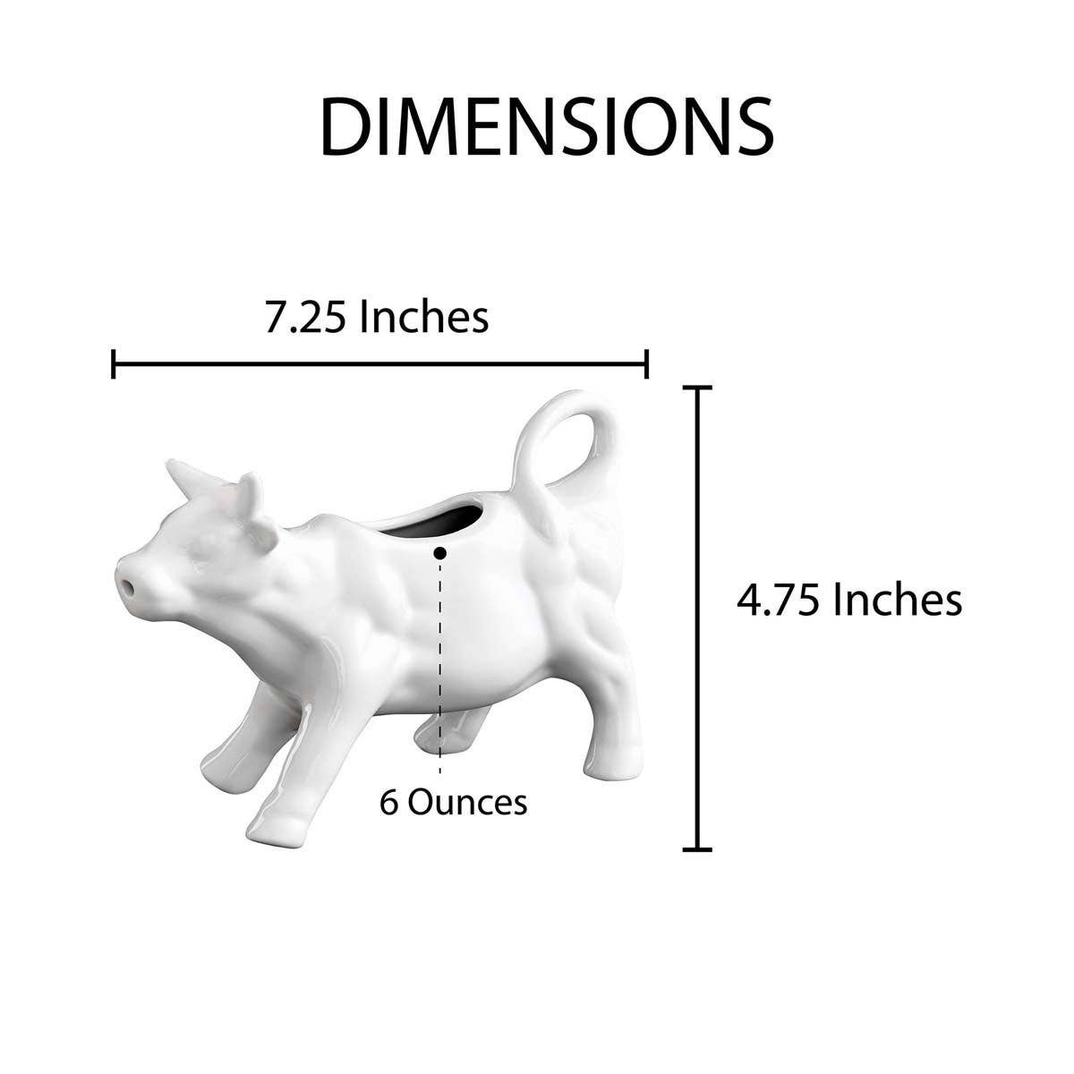 HIC - Harold Import Co. - Wholesale Kitchen Tool/Gadget - HIC Kitchen Cow Creamer With Handle, 6oz1