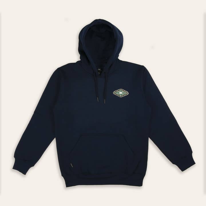 Mosaic Hoodie | Navy for wholesale by Ethik Worldwide