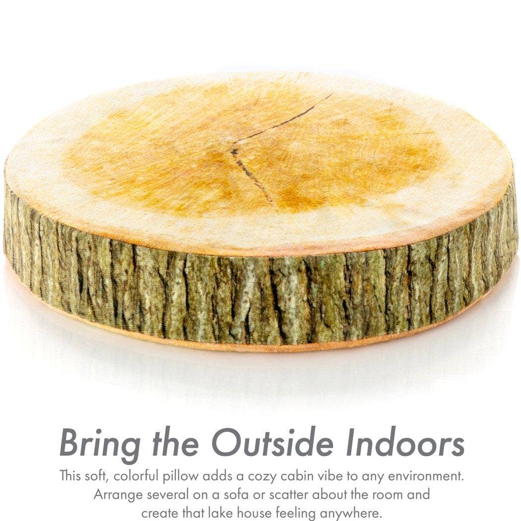 Husband Pillow - Wholesale Chair Cushion - Log Maple Slice Memory Foam Seat Cushion Decorative Pillow - Bring Nature Home12