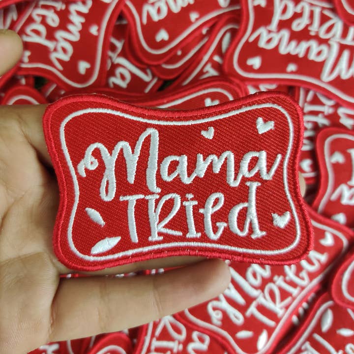 Patchgram - Wholesale Patch - Mama tried embroidered patch