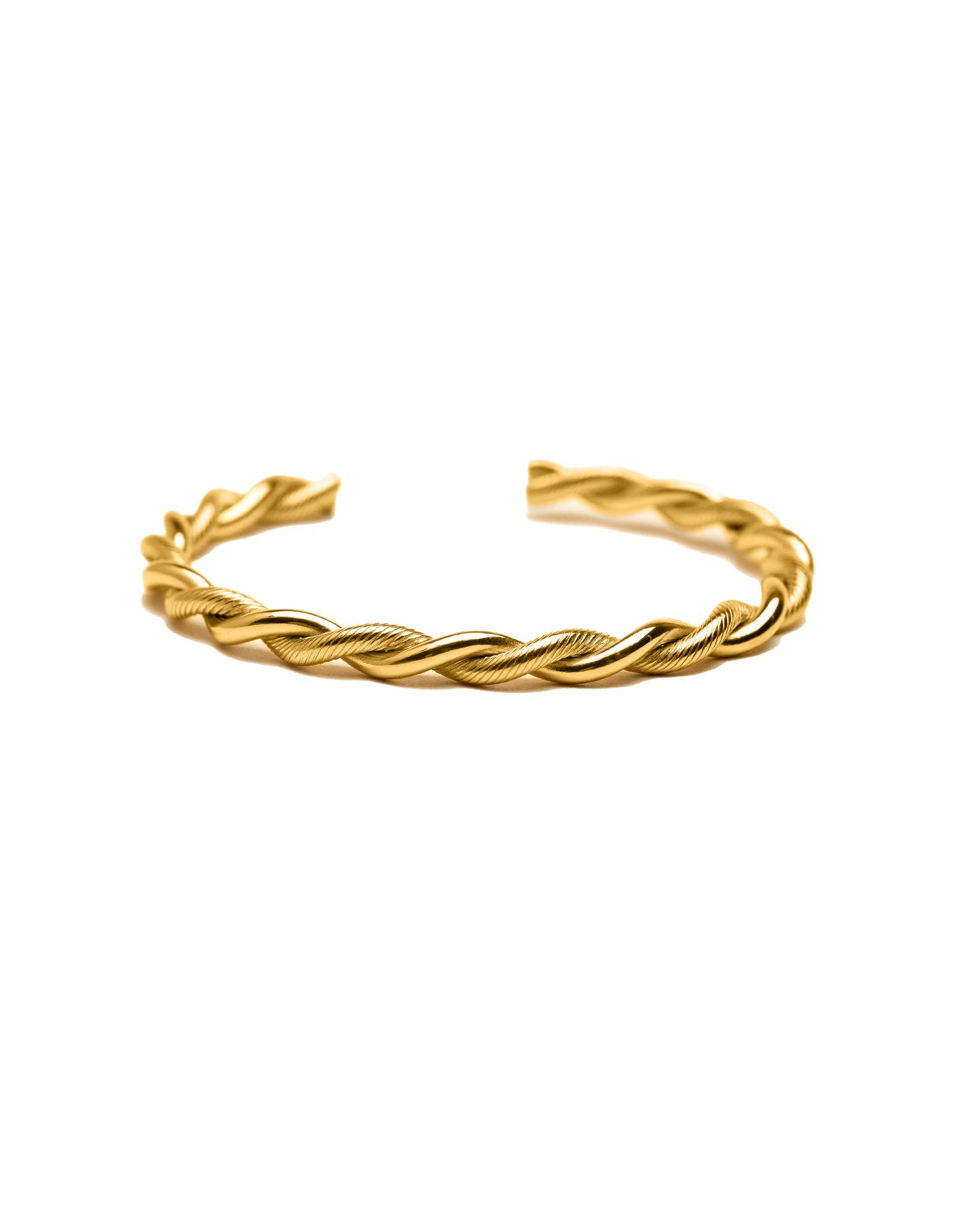 Nordic Muse – wholesale Cuff bracelet – Gold Twist Cuff Bangle, Waterproof11