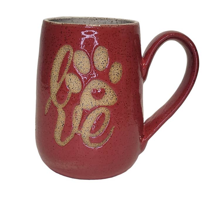 Stoney Ridge Pottery - Wholesale Coffee Mug - Love with a Paw Mug