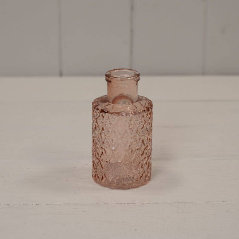 Satchville - Wholesale Vase - Rose Mini Geometric Glass Bottle0