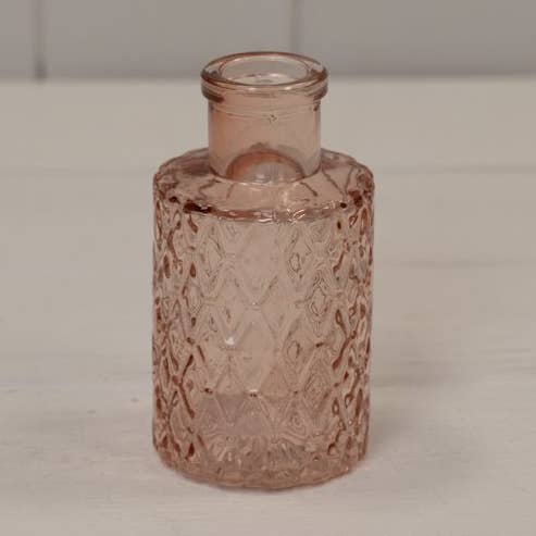 Rose Mini Geometric Glass Bottle for wholesale by Satchville