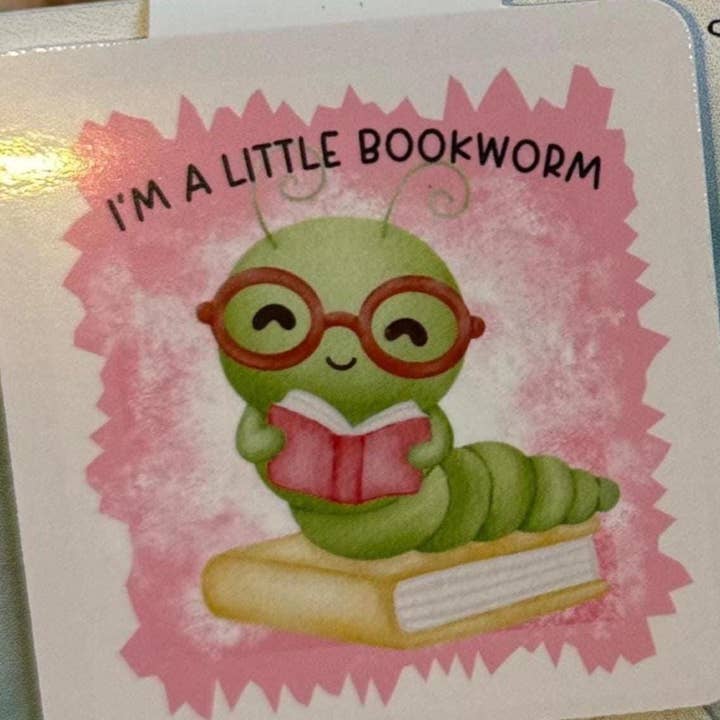 Bookworm Magnetic Bookmark for wholesale by Readers Gonna Read