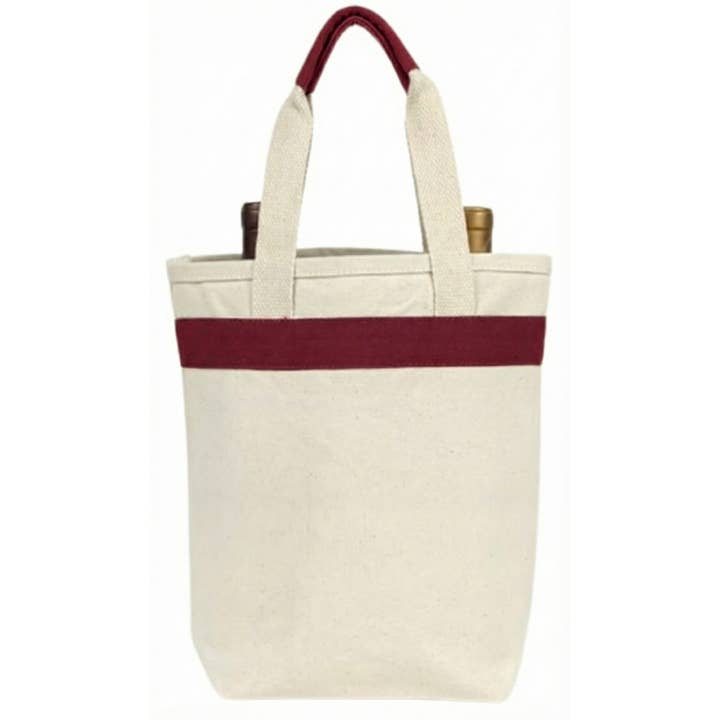 US Bags - Wholesale Wijndraagtas - 2 Flessen Elite Canvas Wijn Draagtas | Reiscadeauhouder3