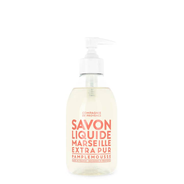 Liquid Marseille Soap Pink Grapefruit 10 fl oz Plastic for wholesale by Cie Luxe Brands- Compagnie de Provence