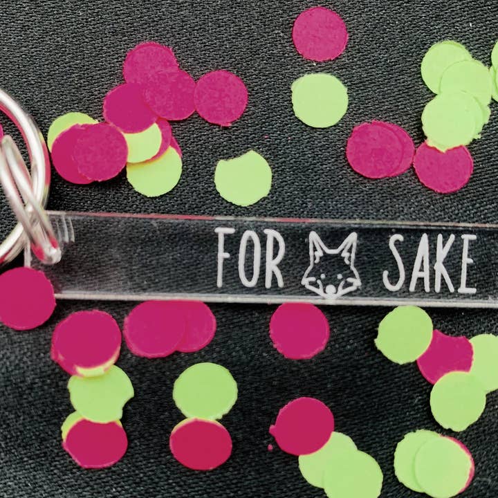 Dirty Grove by Hazel Grove Customs - Wholesale Keychain - Unisex - For Fox Sake Long Keychain