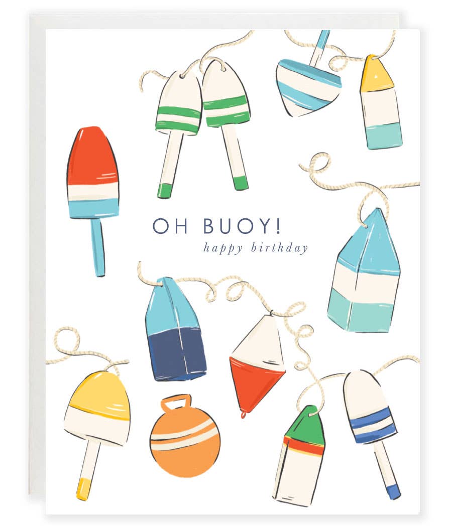 The Grove Street Press - Wholesale Birthday Card - Oh Buoy! Happy Birthday0