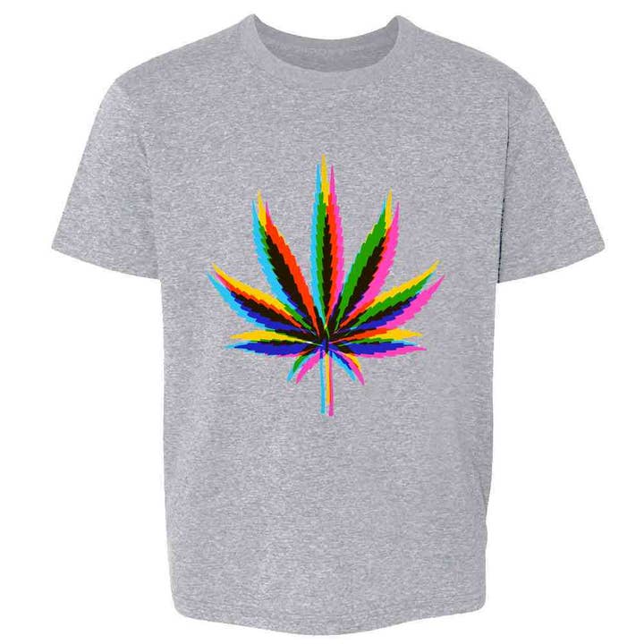 Weed Mirage Marijuana Pot 420 T-shirt voor kinderen en jongeren voor wholesale door Pop Threads