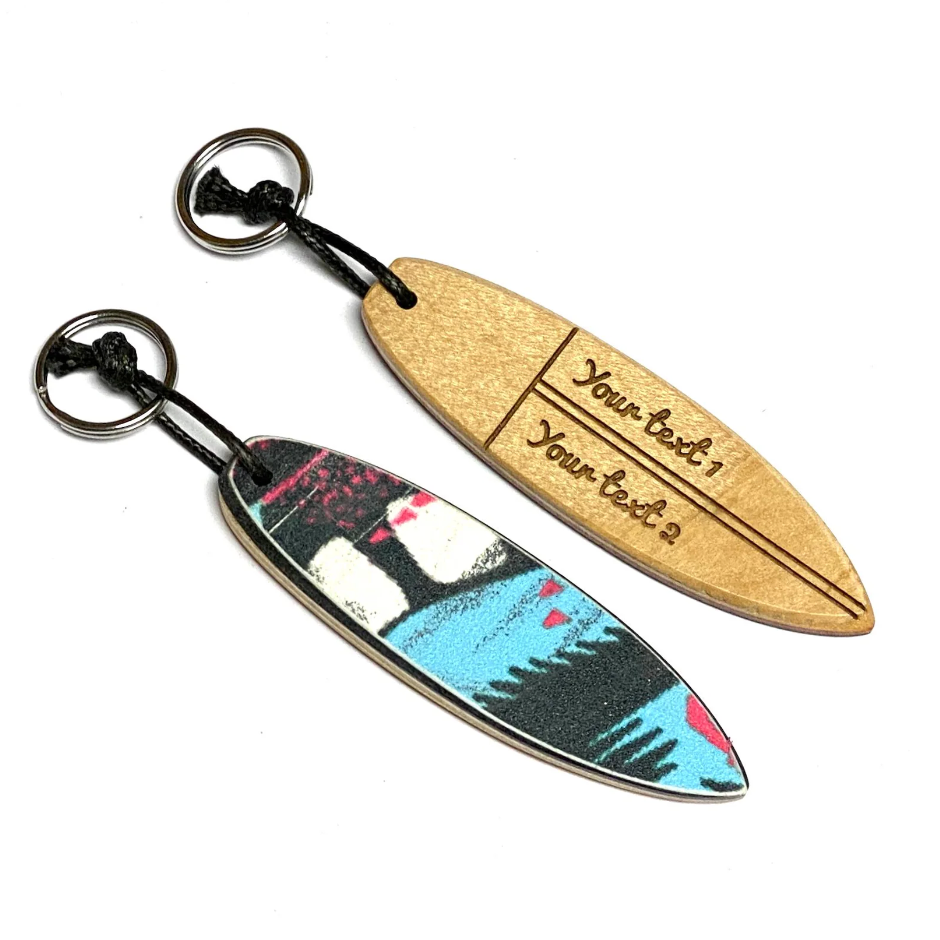 Skate4create - Wholesale Keychain - Unisex - Surf keychain - Personalized surfboard - Recycled Skateboard8