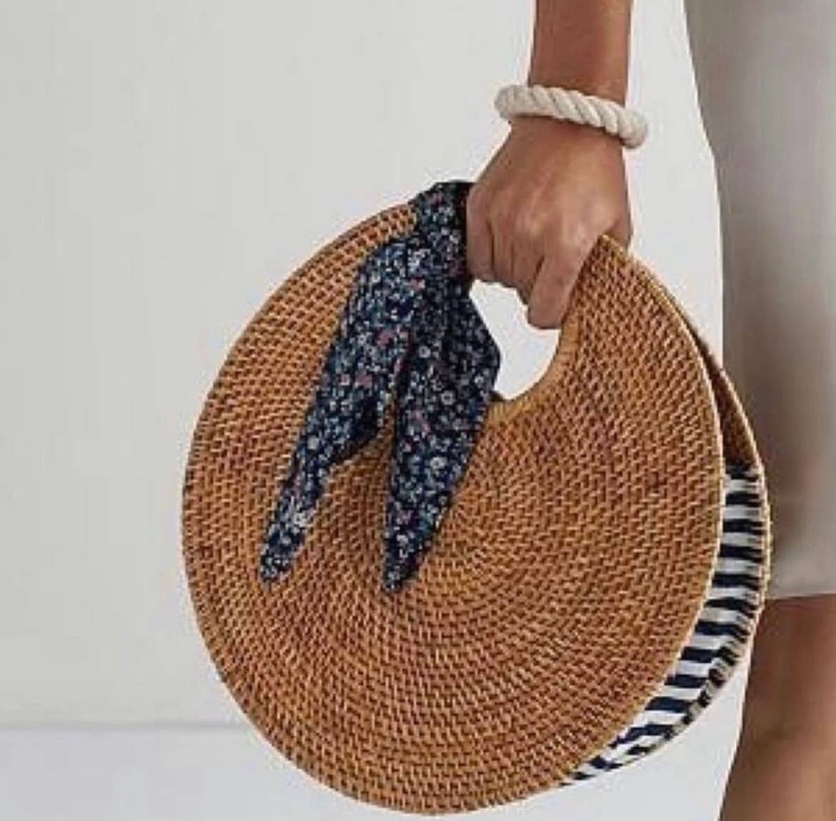 woodbubblebali - Wholesale Top Handle Bag - Women's - Rattan handbag0