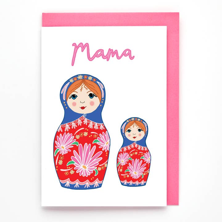 You've Got Pen On Your Face - Wholesale Mother’s Day card - Mama Card | Mother's Day Card | Russian Dolls | Mum Birthday0