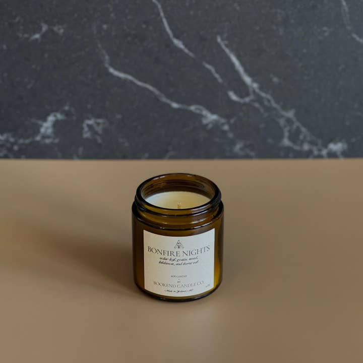 Bookend Candle Co. - Wholesale Jar/Filled Candle - Bonfire Nights Soy Candle