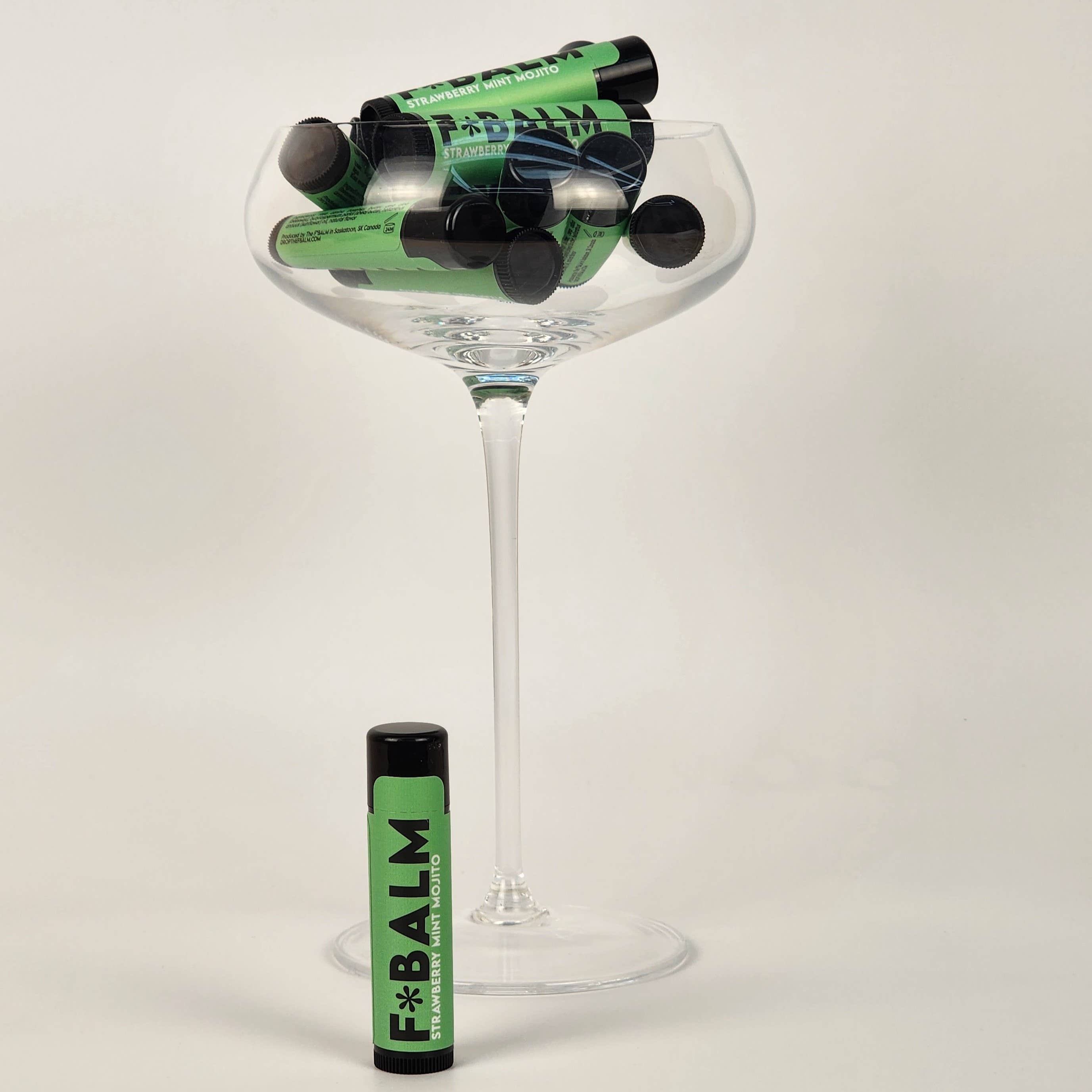 Charleston & Harlow Candle Co. - Wholesale Lip Balm - COCKTAIL Strawberry Mint Mojito Lip Balm2