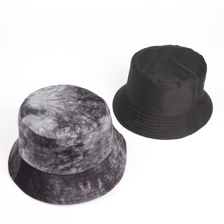 NINEXIS - Wholesale Bucket Hat - Women's - CWAH3280_TRENDY TIE-DYE DOUBLE-SIDED BUCKET HAT SUN HAT1