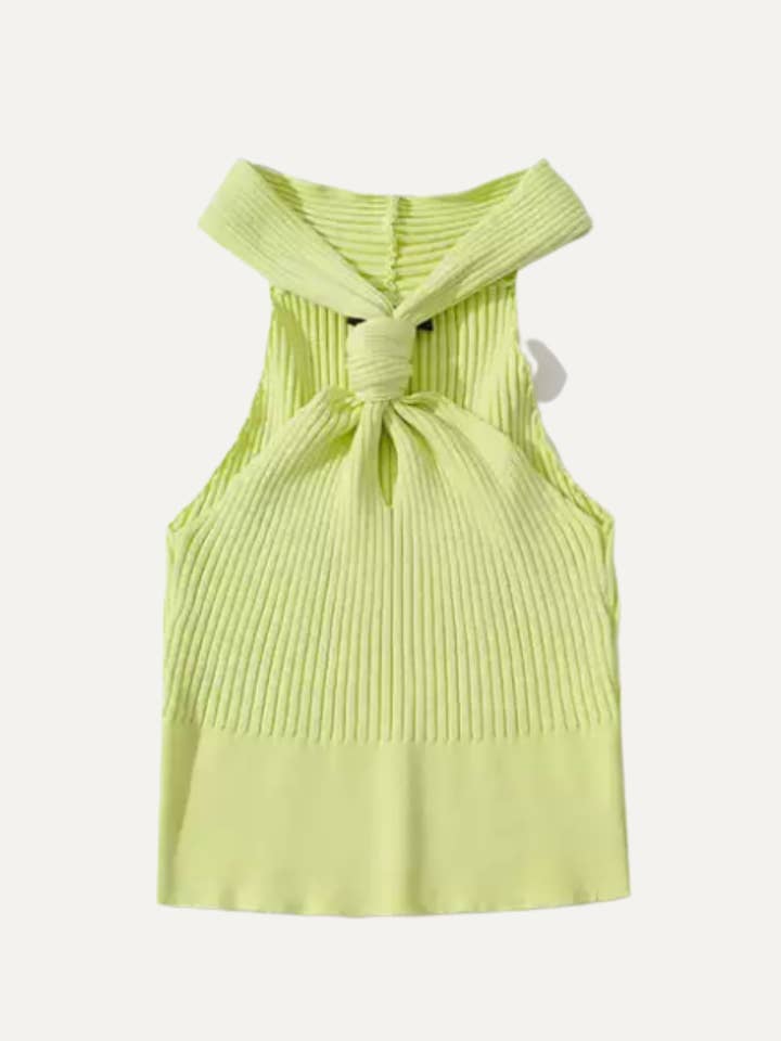 Lisbon Rib Knit Tank Acid for wholesale by Jasmine Alexa