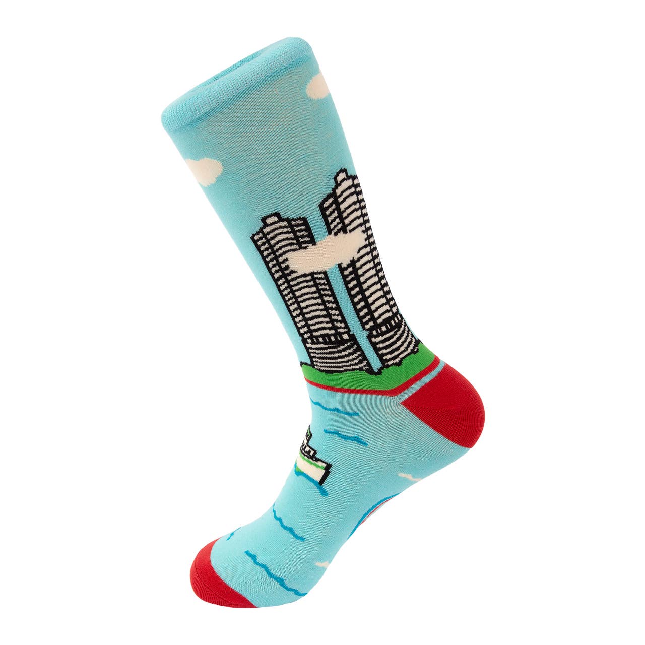 Transit Tees - Wholesale Socks - Unisex - Chicago Skyline Dress Socks4
