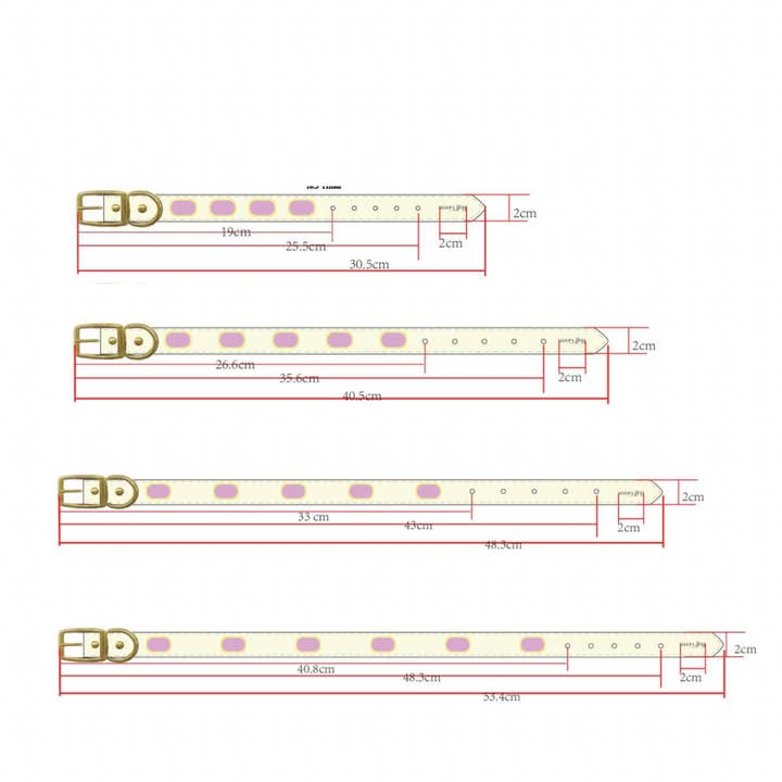 Ruff Gems Co - Wholesale Pet collar – Dog - Rose Quartz Vegan Leather Dog Collar5